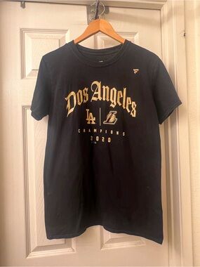 Dos Angeles Shirt Mens Large Los Angeles Lakers Dodgers 2020 Champions
